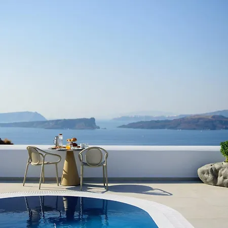 Splendid Santorini Vista 3 Bedrooms Private Pool Bath Breathtaking Sea Views Akrotiri Akrotiri (Santorini)