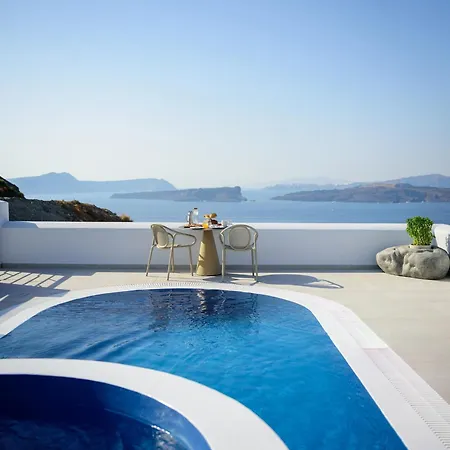 Splendid Santorini Vista 3 Bedrooms Private Pool Bath Breathtaking Sea Views Akrotiri Villa *