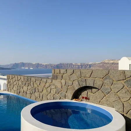 Splendid Santorini Vista 3 Bedrooms Private Pool Bath Breathtaking Sea Views Akrotiri Villa Akrotírion