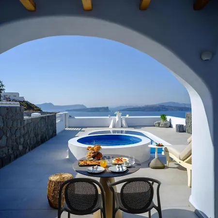 Splendid Santorini Vista 3 Bedrooms Private Pool&spa Bath&breathtaking Sea Views Akrotiri