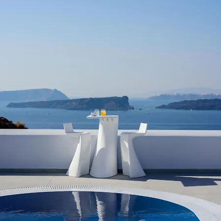 Splendid Santorini Vista 3 Bedrooms Private Pool&spa Bath&breathtaking Sea Views Akrotiri Villa *